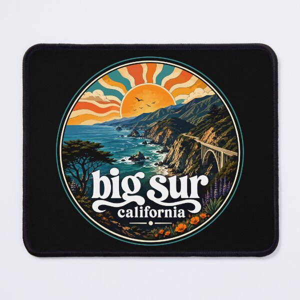 Item preview, Big Sur California Trippy Art Travel designed and sold by TomFrontierArt.