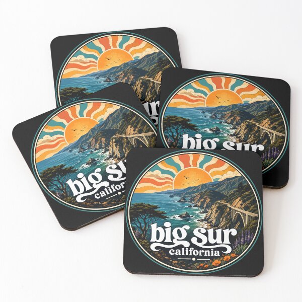 Item preview, Big Sur California Trippy Art Travel designed and sold by TomFrontierArt.