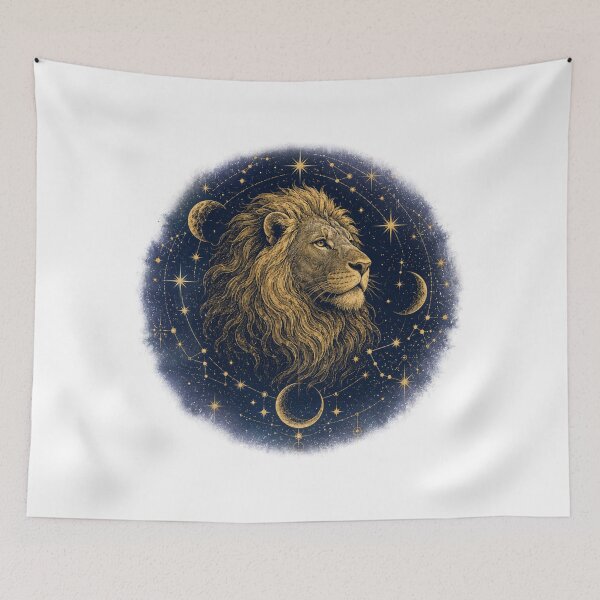 Item preview, Celestial Leo Zodiac Lion designed and sold by Piising.