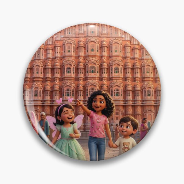 Item preview, beautiful Hawa Mahal, Jaipur designed and sold by Sticker_Verse_Studio.