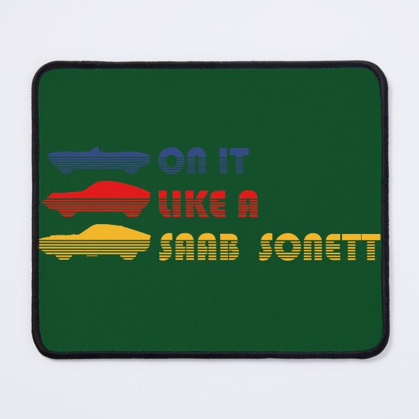 Item preview, On it Like a Saab Sonett (Blue, Red, Yellow) designed and sold by Manic2019.