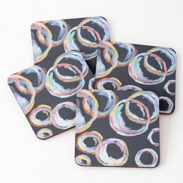 Item preview, Abstract Metallic Bubbles designed and sold by JustArtSoulUK.