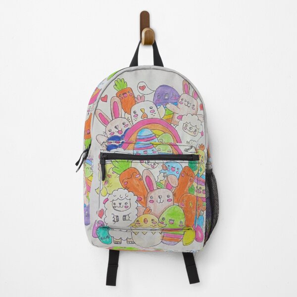 Item preview, Cute Easter Bunny & Friends Kawaii Doodle designed and sold by artbucketstudio .