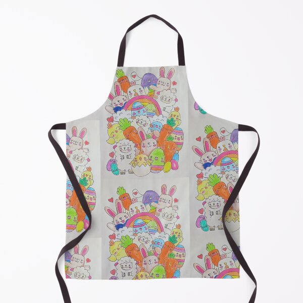 Item preview, Cute Easter Bunny & Friends Kawaii Doodle designed and sold by artbucketstudio .