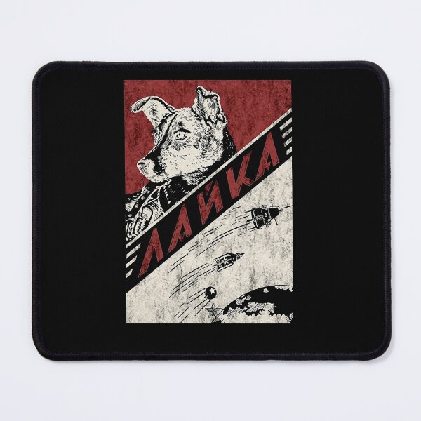 Item preview, Laika Soviet Space Dog Propaganda Art designed and sold by kiwibroc.