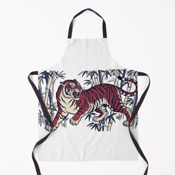 Item preview, Vintage Japanese Tiger in Bamboo Forest designed and sold by Piising.