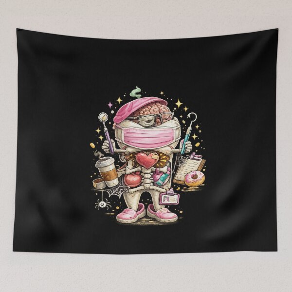 Item preview, Dental Hygienist Anatomy Funny Gift Art designed and sold by Corvoria.