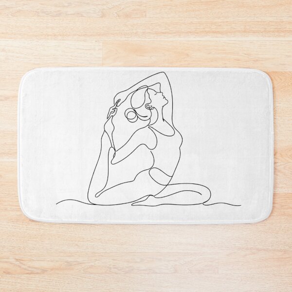 Item preview, Yoga Pose Continuous Line Art  designed and sold by Piising.