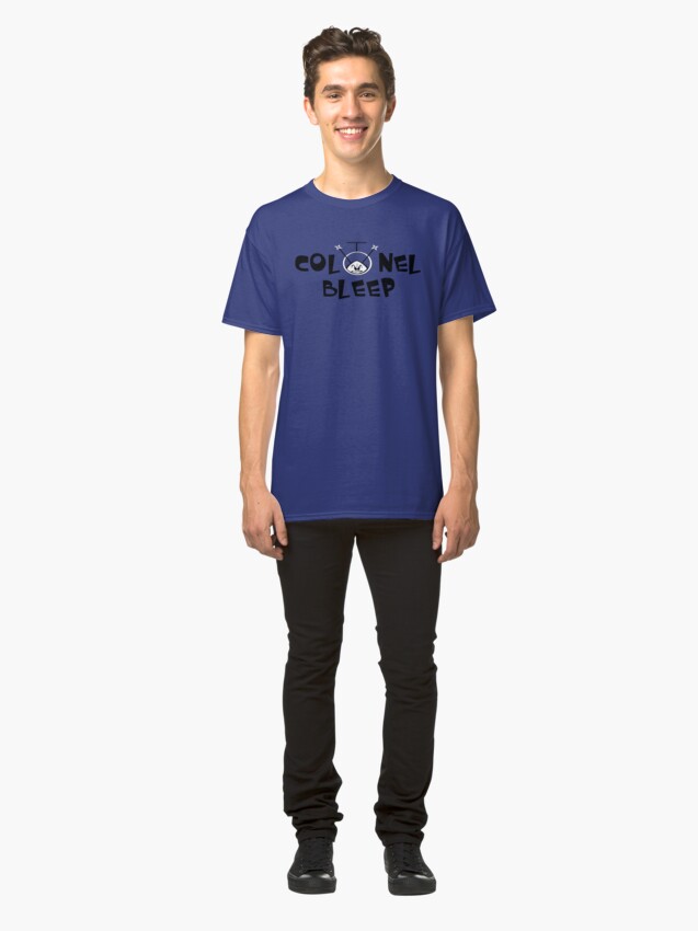 Alternate view of Colonel Bleep Spaceman From The Future in the 50's Classic T-Shirt