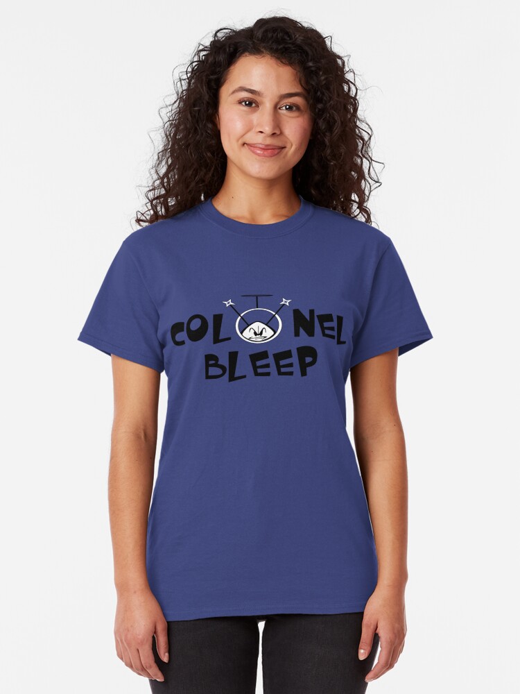 Alternate view of Colonel Bleep Spaceman From The Future in the 50's Classic T-Shirt