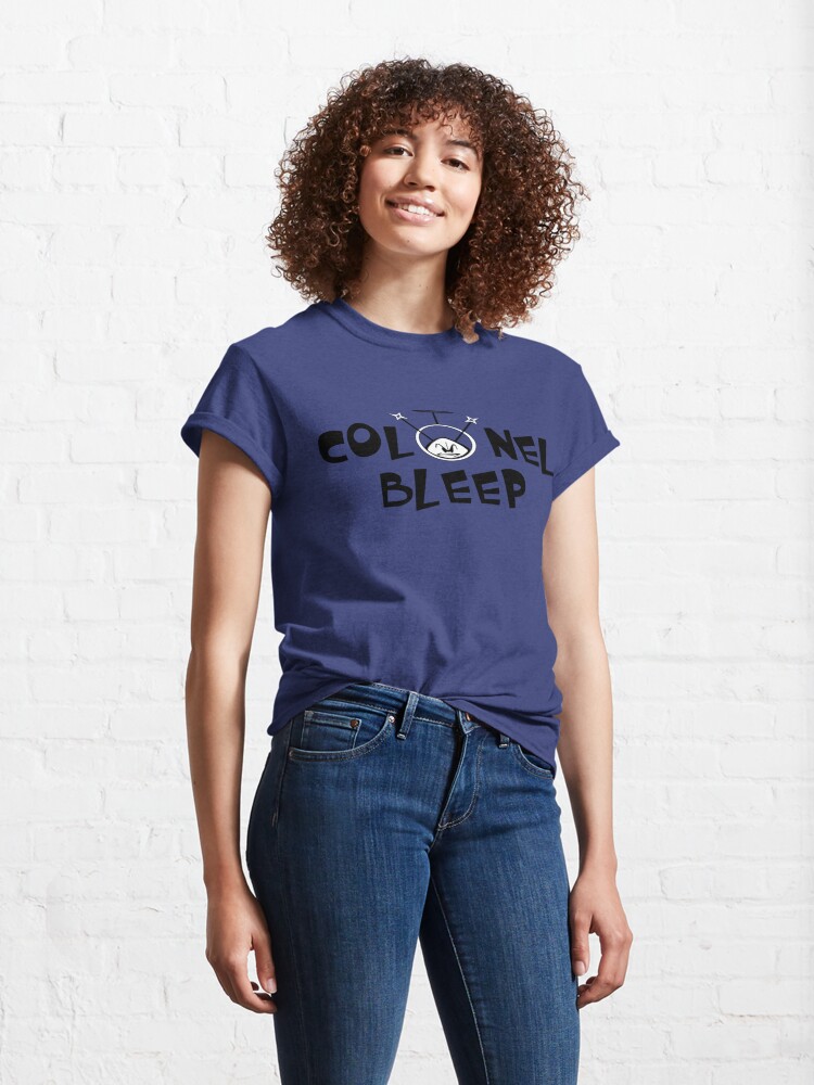 Alternate view of Colonel Bleep Spaceman From The Future in the 50's Classic T-Shirt