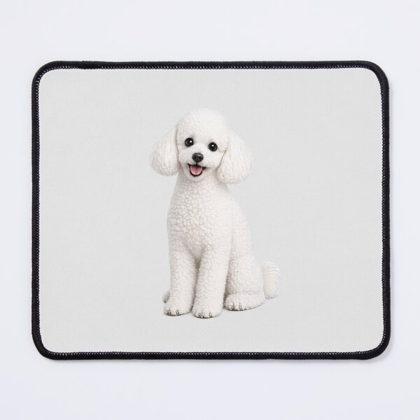 Item preview, Mini Poodle Dog White designed and sold by BackgroundND.