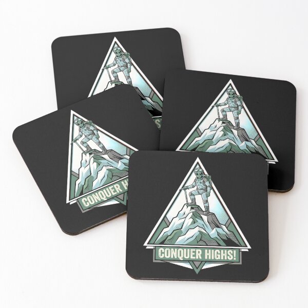Item preview, Alien Mountaineer Peak Summit Retro Adventure Graphic designed and sold by DuckOddity.
