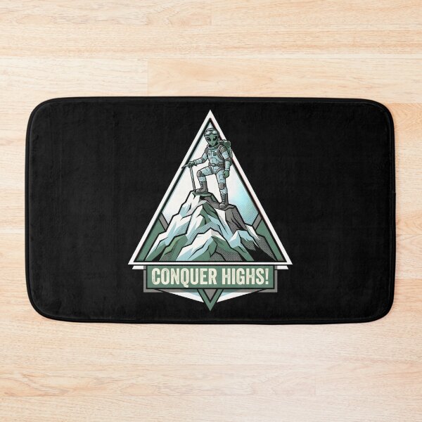 Item preview, Alien Mountaineer Peak Summit Retro Adventure Graphic designed and sold by DuckOddity.