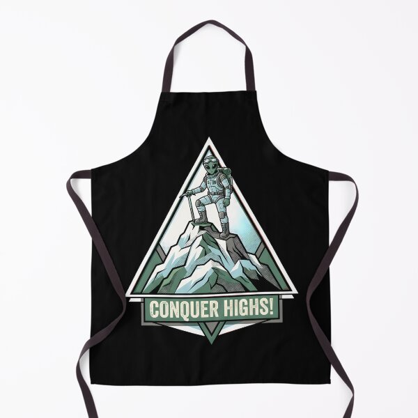 Item preview, Alien Mountaineer Peak Summit Retro Adventure Graphic designed and sold by DuckOddity.