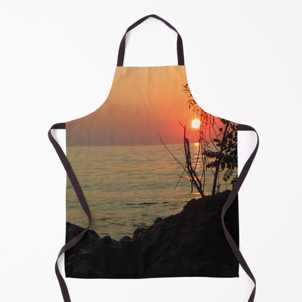 Item preview, Golden Ocean Sunset Silhouette Tree Leaves designed and sold by BetweenForms.