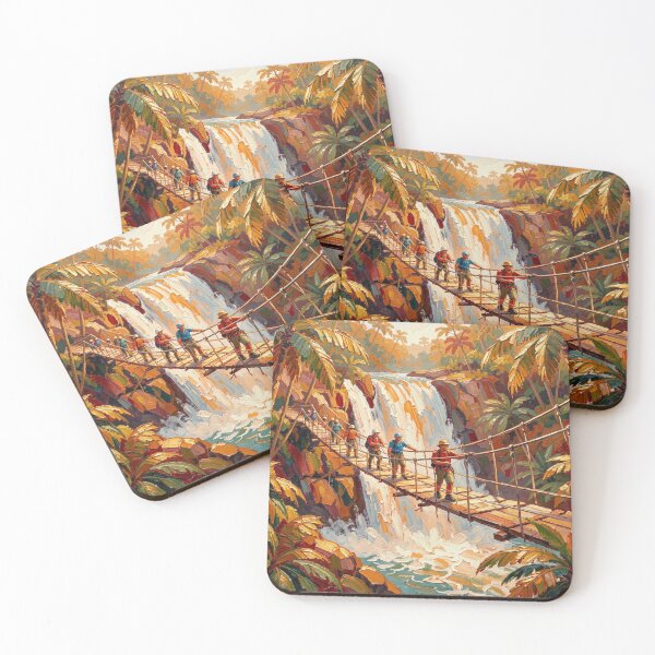Item preview, Painterly Jungle Expedition with Symbolic Adventure Spirit designed and sold by FotoworldEdel.