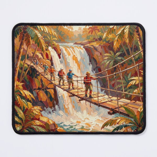 Item preview, Painterly Jungle Expedition with Symbolic Adventure Spirit designed and sold by FotoworldEdel.
