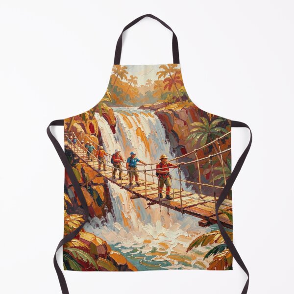 Item preview, Painterly Jungle Expedition with Symbolic Adventure Spirit designed and sold by FotoworldEdel.