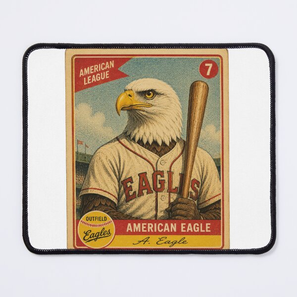Item preview, Retro American Eagle Baseball designed and sold by Piising.