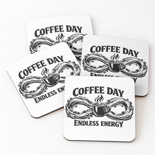 Item preview, Coffee Day Infinite Energy | Infinity Coffee Lover Minimal Graphic Design designed and sold by irfanshikh.