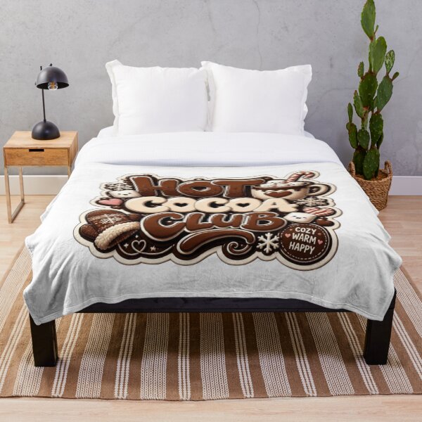 Item preview, HOT COCOA CLUB Graffiti Sticker | Cozy Winter Coffee Lover PNG Design | Cute Christmas Cocoa Aesthetic | Vinyl Decal for Laptop, Mug & Notebook designed and sold by Stylestickers55.