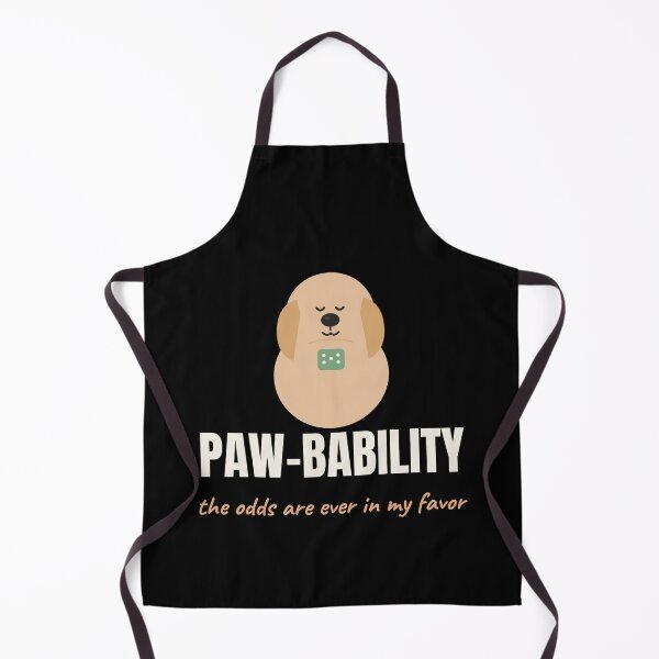 Item preview, Paw-bability Funny Dog Probability Math Pun designed and sold by The Cozy Design Studio.