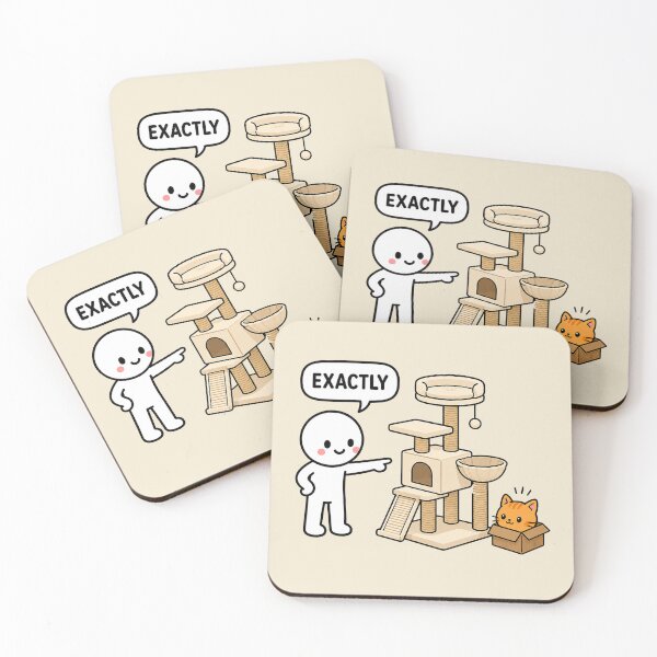 Item preview, Exactly Cat Tree Funny Cat Meme designed and sold by MonkiFlipp.
