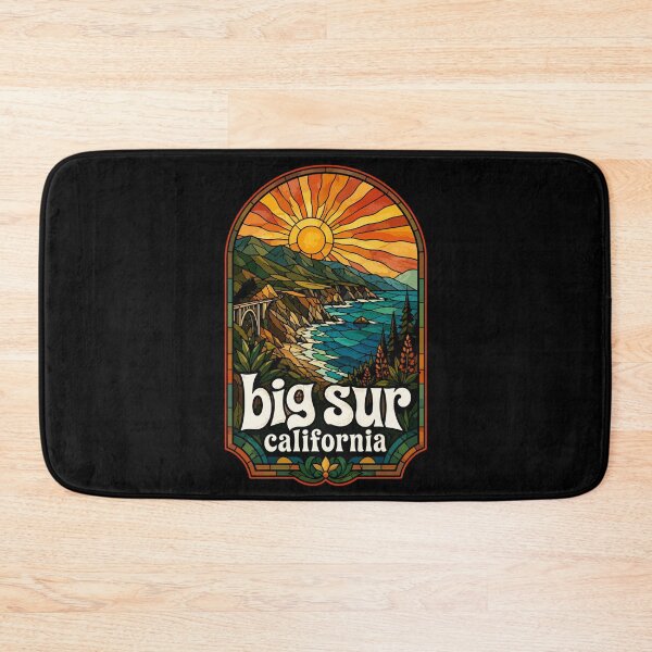 Item preview, Big Sur California Travel Stained Glass designed and sold by TomFrontierArt.