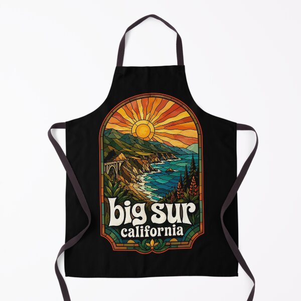 Item preview, Big Sur California Travel Stained Glass designed and sold by TomFrontierArt.