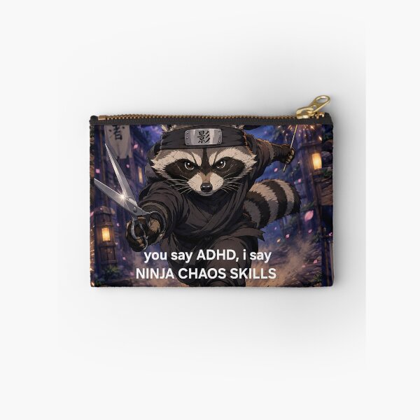 Item preview, ADHD = ninja chaos skills designed and sold by Lacey Schmidt.