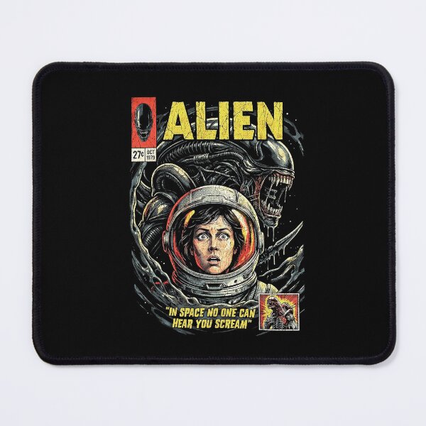 Item preview, Retro Sci Fi Horror Comic In Space No One Can Hear You Scream designed and sold by deccap.