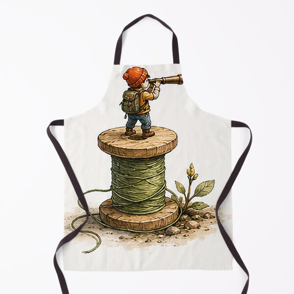 Item preview, Tiny Explorer Watching a Sunset Inside a Bottle designed and sold by Sara-Ai.