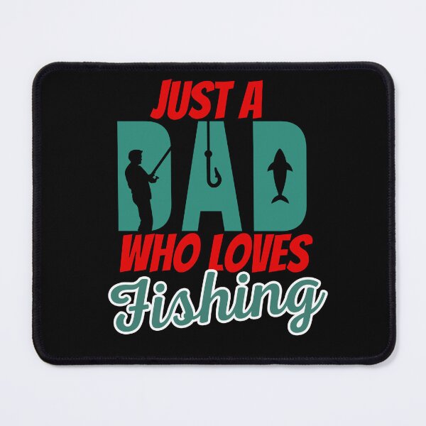 Item preview, Just a dad who loves fishing designed and sold by Oreo2020 Creations.