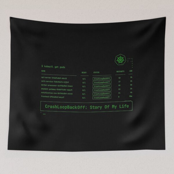 Item preview, Unix Terminal System Status | Minimal Tech Server Log Tee designed and sold by Piising.