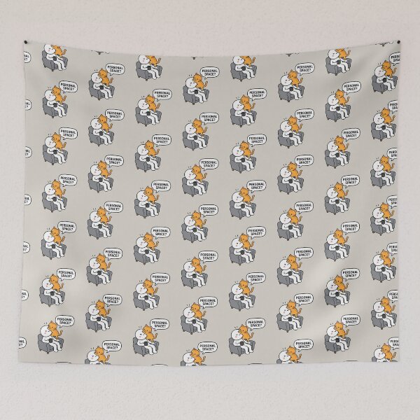 Item preview, Personal Space Funny Cat Meme designed and sold by MonkiFlipp.