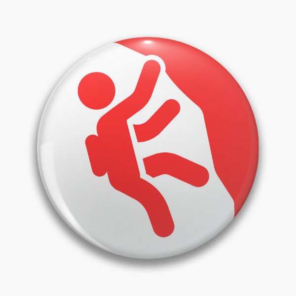 Item preview, Rock Climbing Icon | Red Climber Graphic designed and sold by Piising.