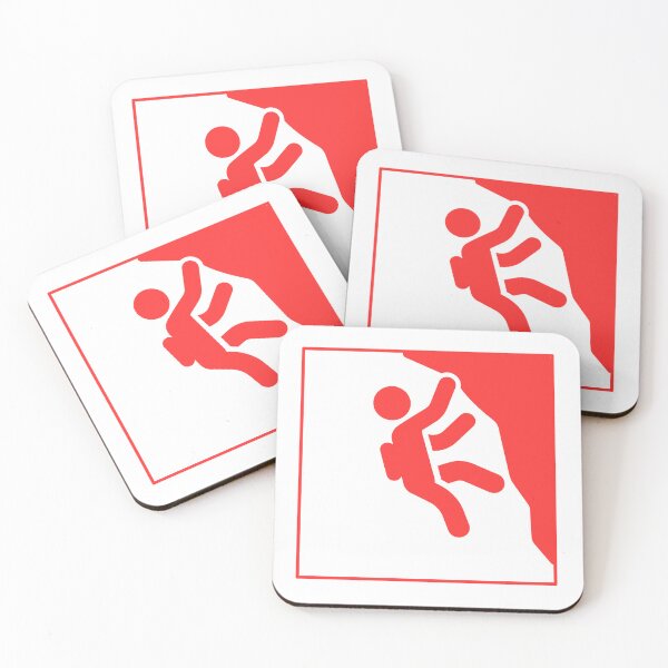 Item preview, Rock Climbing Icon | Red Climber Graphic designed and sold by Piising.