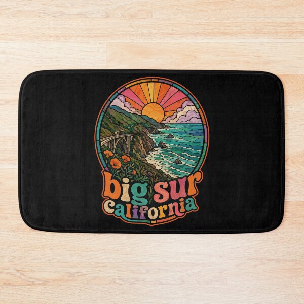 Item preview, Big Sur California Travel Stained Glass Art designed and sold by TomFrontierArt.