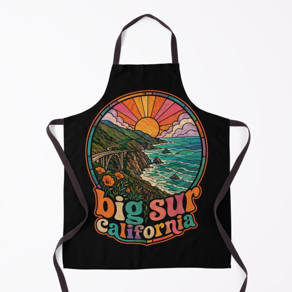 Item preview, Big Sur California Travel Stained Glass Art designed and sold by TomFrontierArt.