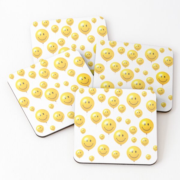 Item preview, Yellow Smile Balloons Pattern designed and sold by Piising.