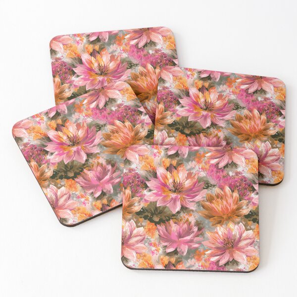 Item preview, Flourishing Lotus Texture  - Flower Bouquet Pattern - Dad Fathers Day Gifts designed and sold by RoyalStarsPatts.
