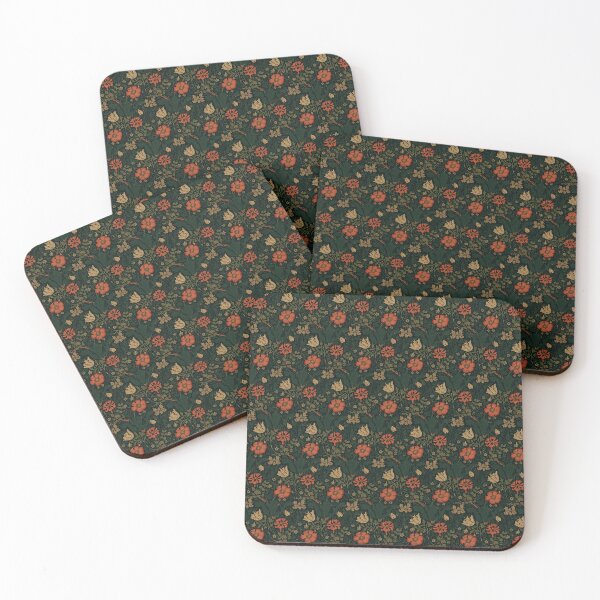 Item preview, Moody Vintage Floral Pattern - William Morris Style Botanical designed and sold by Ellanor0.