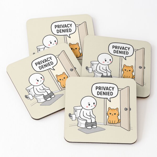 Item preview, Privacy Denied Funny Cat Meme designed and sold by MonkiFlipp.
