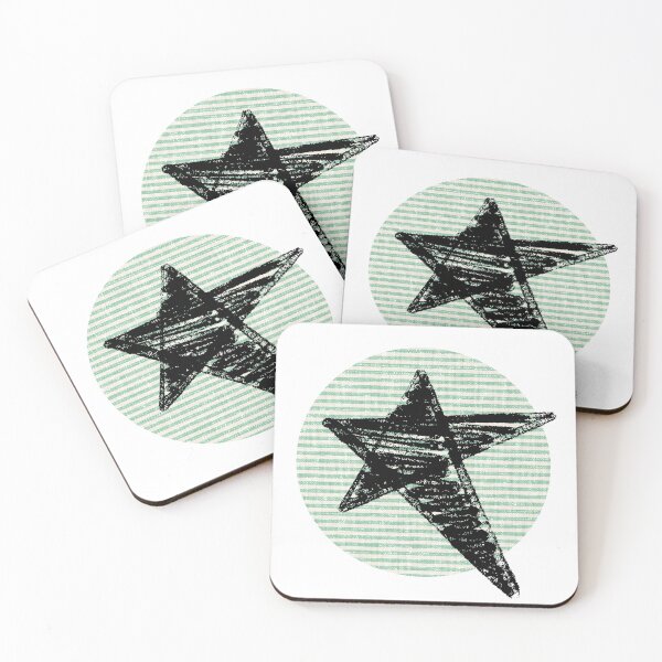 Item preview, Distressed Star Graphic |Striped Circle Retro Tee designed and sold by Piising.