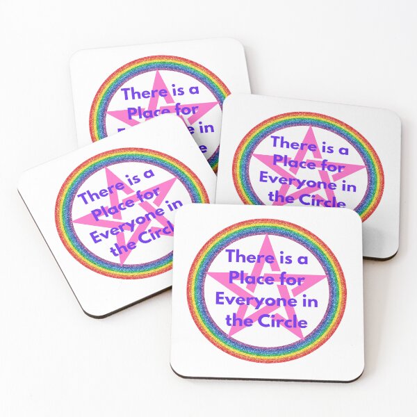 Item preview, There Is a Place for Everyone in the Circle – Rainbow Pride Design by Witch Joseph designed and sold by Witch Joseph.
