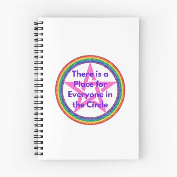 Item preview, There Is a Place for Everyone in the Circle – Rainbow Pride Design by Witch Joseph designed and sold by Witch Joseph.