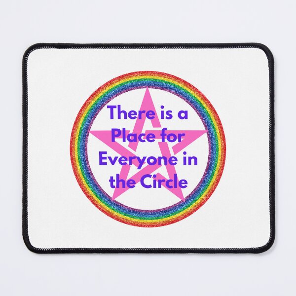 Item preview, There Is a Place for Everyone in the Circle – Rainbow Pride Design by Witch Joseph designed and sold by Witch Joseph.