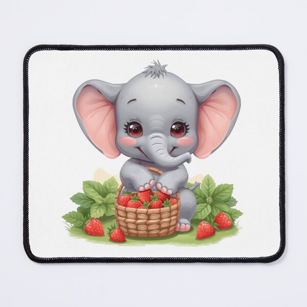 Item preview, A Charming Little Elephant - Pastel Spring Colors designed and sold by DigitfanStudio.