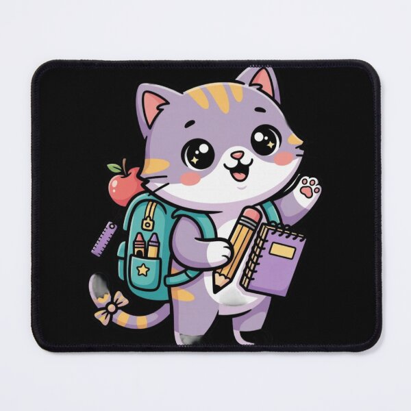 Item preview, Back to School Kitten with Backpack designed and sold by CreationbyVona.